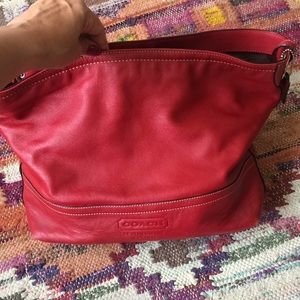 Gorgeous red hobo handbag